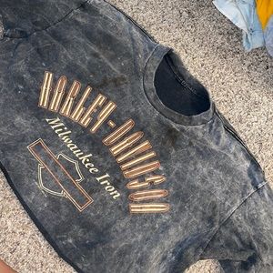 Vintage cropped shirt